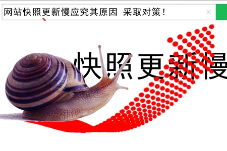 網(wǎng)站快照更新慢應(yīng)究其原因 采取對(duì)策！